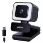 Aukey PC-LM6 Stream Series s kruhovým svetlom Full HD webkamera so snímačom 1/3-CMO čierna
