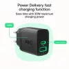 Nabíjačka Green Cell PowerSource Duo30 – 1× USB-A, 1× USB-C, 3A