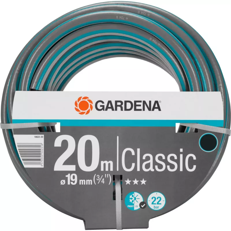 Záhradná hadica Gardena 18022-20 20 m nadzemné PVC sivá oranžová
