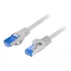 Sieťový kábel LANBERG Cat6a S/FTP PCF6A-10CC-0300-S RJ-45 3 m Sivá, LSZH, 500 MHz, CCA, Ø6 mm