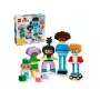 Stavebnica LEGO DUPLO 10423 stavebná sada ľudí, 71 dielov, od 3 rokov, figúrky výška 260 mm