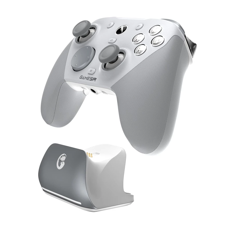 GameSir herný ovládač G7 PRO Mech White – káblová/bezdrôtová podpora, ergonomické rozloženie