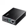 Sieťový mediálny konvertor Cudy MC220 — Gigabit (1000 Mbit/s) singlemode SFP 1310 nm, 1x RJ-45, 1x SFP, čierny