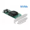 DeLOCK PCI Express x8 karta na 2 x interné SFF-8643 NVMe Low Profile formát