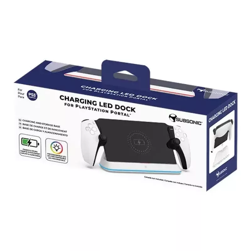 Nabíjací systém Subsonic SA5708 pre Playstation Portal káblový čierna biela