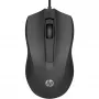 HP Káblová myš 105, obojručná, optická, USB Type-A, 1600 DPI, čierna
