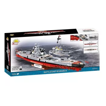 Stavebnica Cobi bojová loď Bismarck model s 3204 dielmi - Cobi CO BI-4860