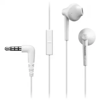 Káblový in-ear headset Panasonic RP-TCM55E – 10–24000 Hz, 1,2 m kábel, 14 g, čierny