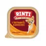 Mokré krmivo pre psov RINTI Gold Mini — moriak s králikom, kompletné krmivo, 100 g miska, pre malé dospelé psy (5–10 kg)