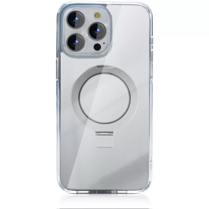 StyleShell SHOCKFlex so stojanom, puzdro na telefón priehľadné, iPhone 16 Pro Max, kompatibilné s MagSafe