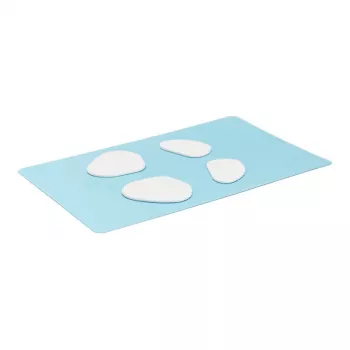 Klzáky myši Endgame Gear XM1, 99,5 % PTFE, biele — samostatná sada