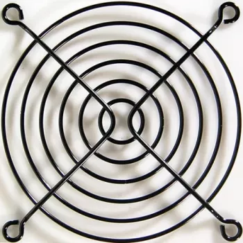 Mriežka ventilátora bez výrobcu FGR-92B — kovová ochranná mriežka 92 mm pre chladiace ventilátory