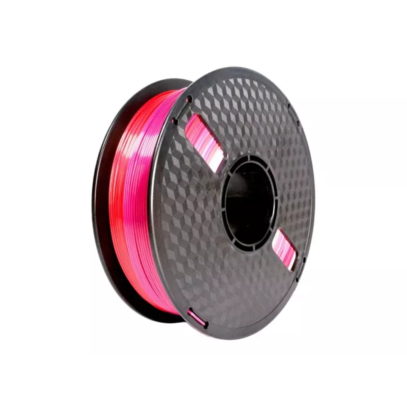 PLA 3D tlačová struna 1,75 mm 1 kg — Flashforge Gembird 3DP-PLA-SK-01-RP, fialová/červená