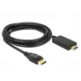 Adaptér video kábla DeLOCK 85318 DisplayPort na HDMI 3m čierny