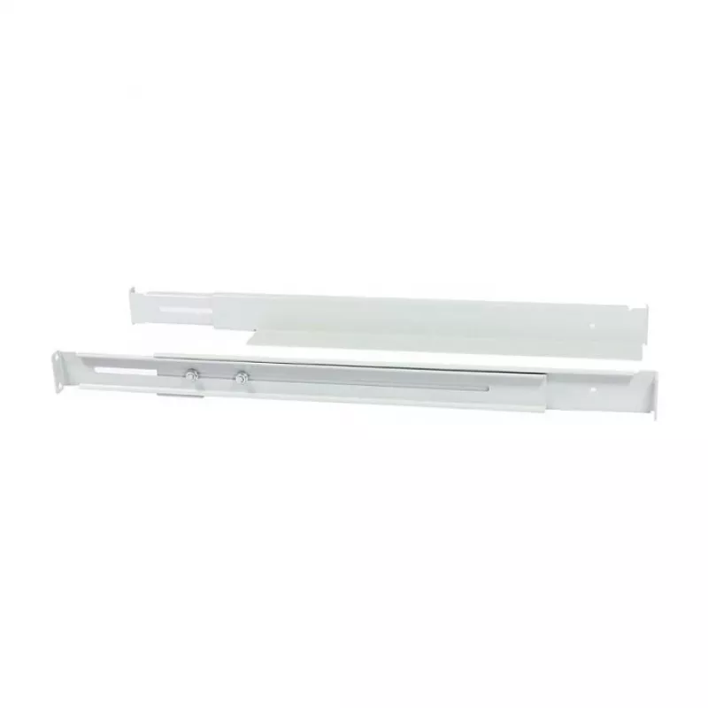 Montážna L profilová lišta ALLNET nastaviteľná dĺžka 502–849 mm svetlosivá, pár