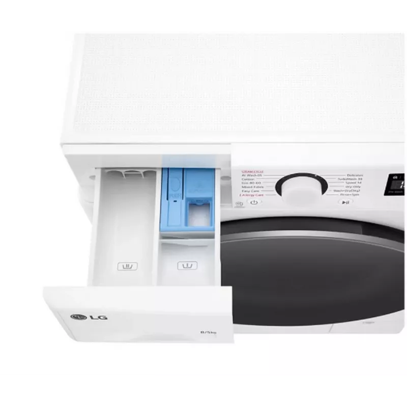 LG F2DR508S1W práčka so sušičkou 8 kg / 5 kg 1400 ot/min biela