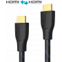 PureLink Sonero Premium HDMI kábel X-PHC011-015HDMI 2.0 HighSpeed nylonový plášť 1 - kábel - digitálny/display/video
