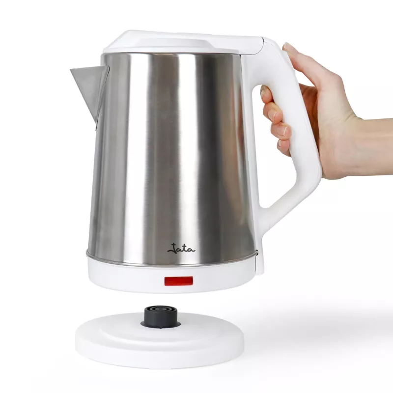 Jata JEHA1723 rýchlovarná kanvica, 2 l, 1500 W, nehrdzavejúca oceľ, biela