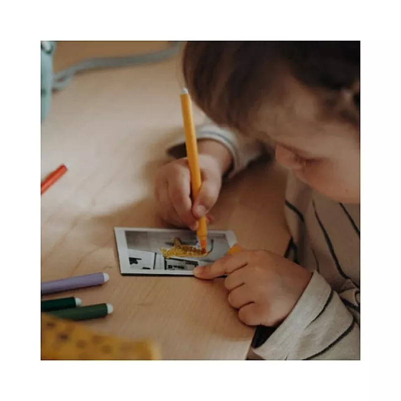 Detský digitálny fotoaparát KIDYWOLF Kidyprint zelený biely