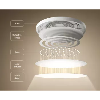 Inteligentné stropné svietidlo Xiaomi D30 WiFi 30W