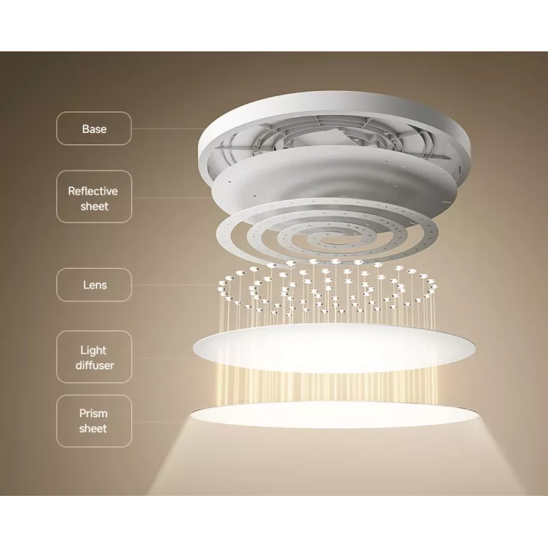 Inteligentné stropné svietidlo Xiaomi D30 WiFi 30W