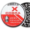 Umarex Cobra Pointed Ribbed 121-258 diabolky do vzduchovky 6,35 mm, 200 ks