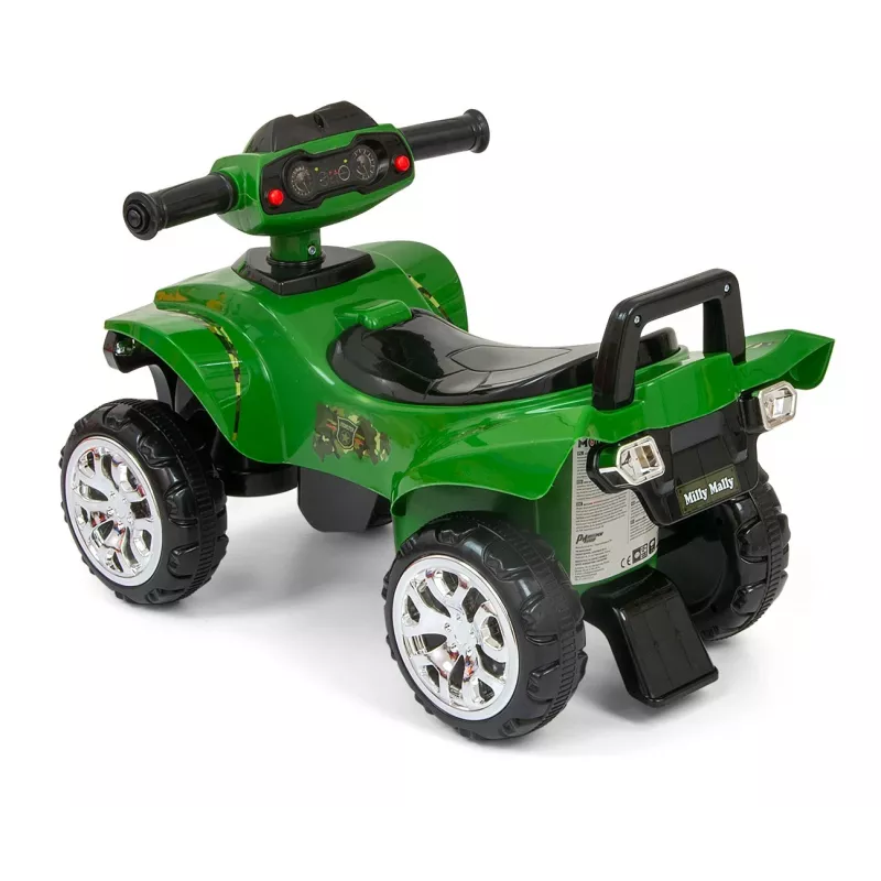 Odrážadlo milly mally Ride-on Monster Military model 27515 pre malé deti