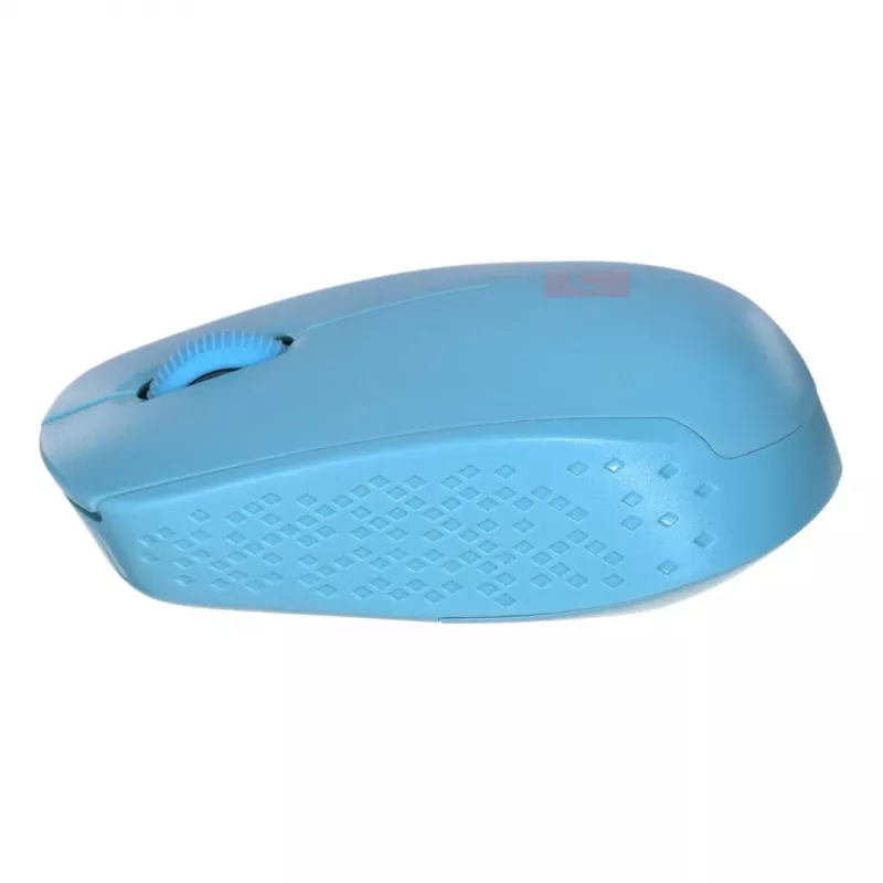 Natec Stork NMY-2001 bezdrôtová optická myš, 1600 DPI, USB prijímač, modrá