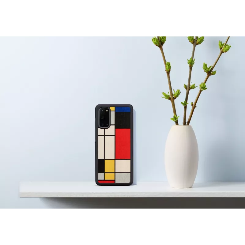 Puzdro na telefón Man and Wood pre Samsung Galaxy S20 — drevo čierna