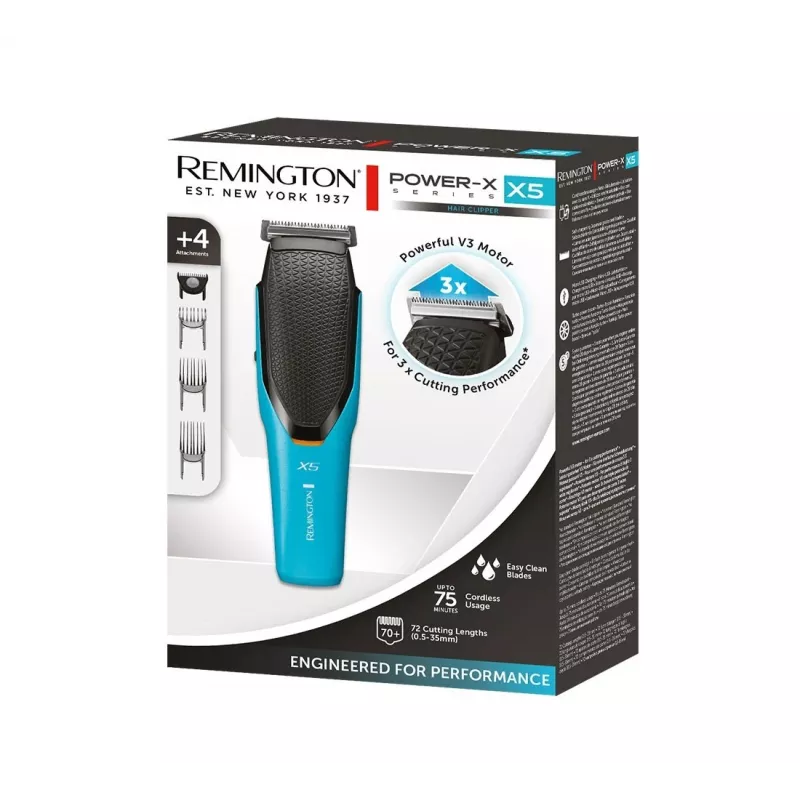 Remington Power-X Series HC5000 X5 strihač vlasov čierny modrý