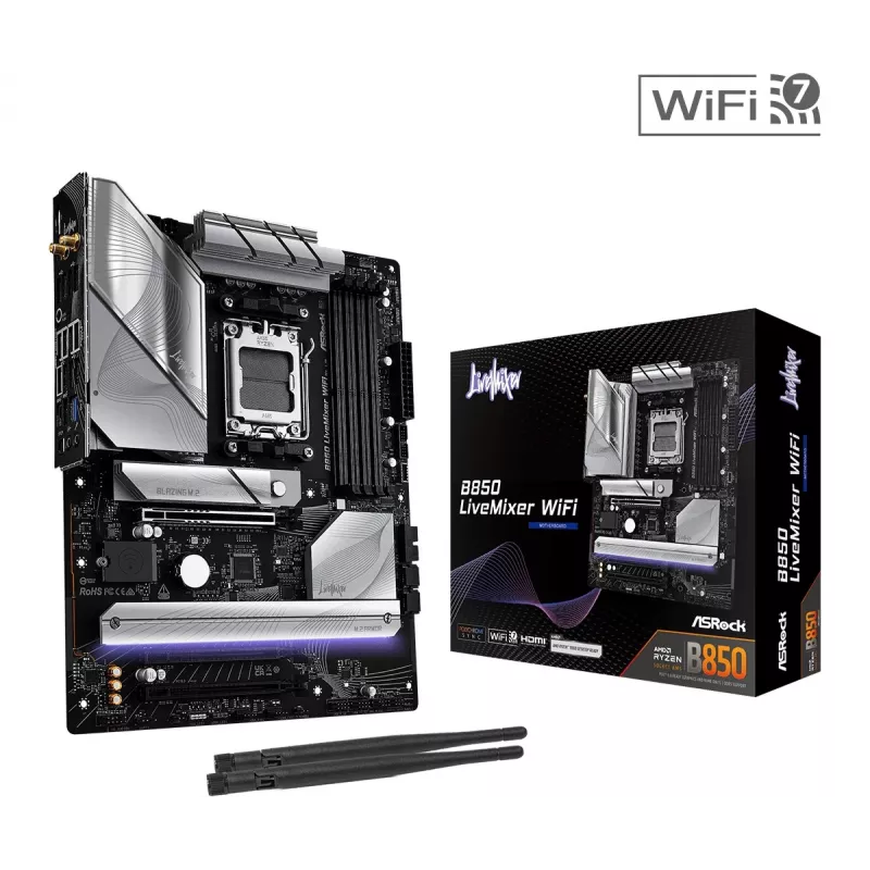 ASRock B850 LiveMixer WiFi ATX základná doska
