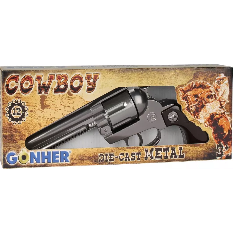 Gonher 121/0 kovový kovbojský revolver