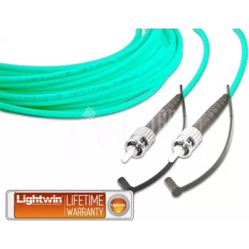 Lightwin vysokokvalitný simplex optický patch kábel, MM OM3, ST - ST optický patch kábel (LSP-50 ST-ST 2.0 OM3)