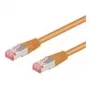 Wentronic Goobay CAT 6 patch kábel, S/FTP (PiMF), oranžový, 20 m - LSZH bez halogénov, meď (93472)