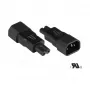 GoodConnections C14 > C7 (ST-BU) IEC napájací adaptér čierny