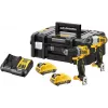 DeWALT DCK2110L2T-QW akumulátorový skrutkovač/rázový uťahovač čierna, žltá