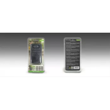 Prenosné rádio Muse M-03 R s FM-PLL ladením, LCD displej, externá anténa, čierne