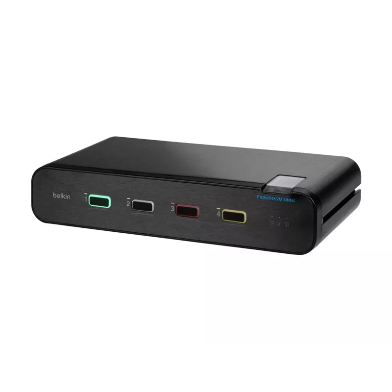 Belkin F1DN204KVM-UNN4 Universal Secure Dual-Head 4P stolný KVM prepínač