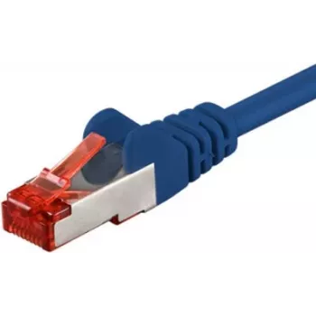Wentronic Goobay CAT 6 patch kábel, S/FTP (PiMF), modrý, 15 m - LSZH bez halogénov, meď (68273)