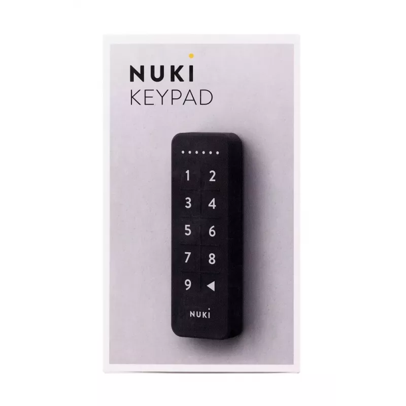 Smart zámok NUKI — Bluetooth (5.0) IP65 kódový zámok CR2032 batérie sú súčasťou