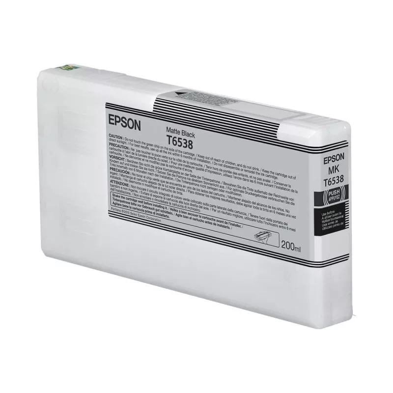 Atramentová kazeta Epson C13T65380N matne čierna 200 ml originálna jednotlivé balenie