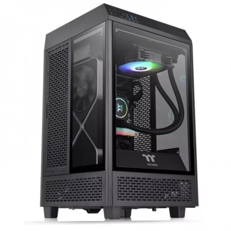 PC skriňa Thermaltake The Tower 100 Mini Tower čierna