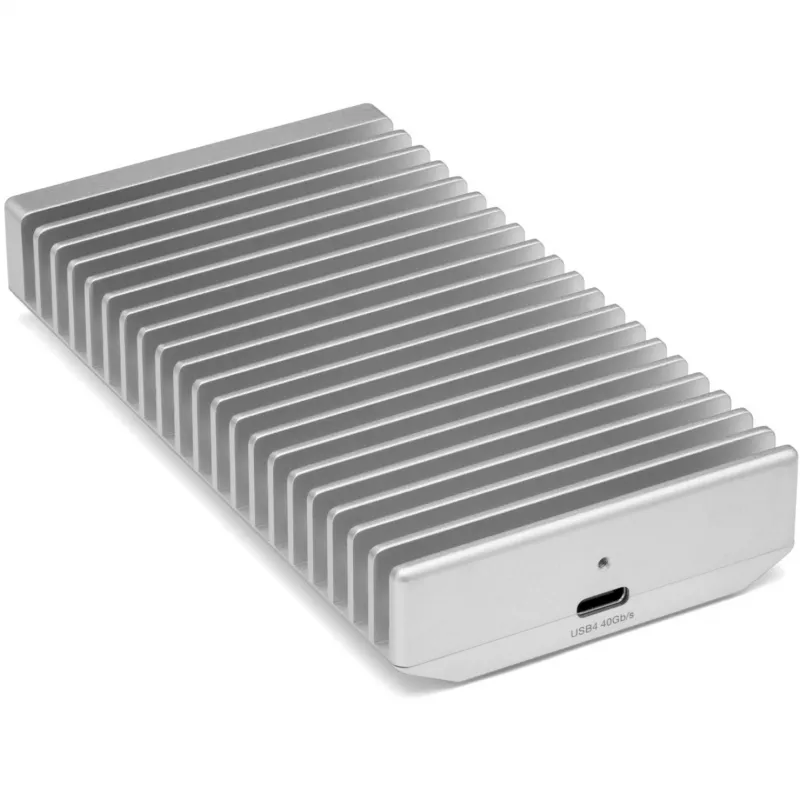 Other World Computing OWC Express 1M2 - SSD - 2 TB - externý (prenosný) - USB4 (USB-C port) - strieborná (OWCUS4EXP1MT02)