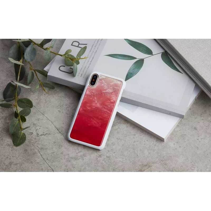 Puzdro na telefón iKins pre iPhone XS / iPhone X — Pink Lake White ochranné puzdro