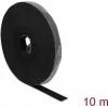 Delock Suchý zips na kotúči, 10 m x 15 mm, čierny