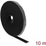 Delock suchý zips na rolke, 10 m x 15 mm, čierna