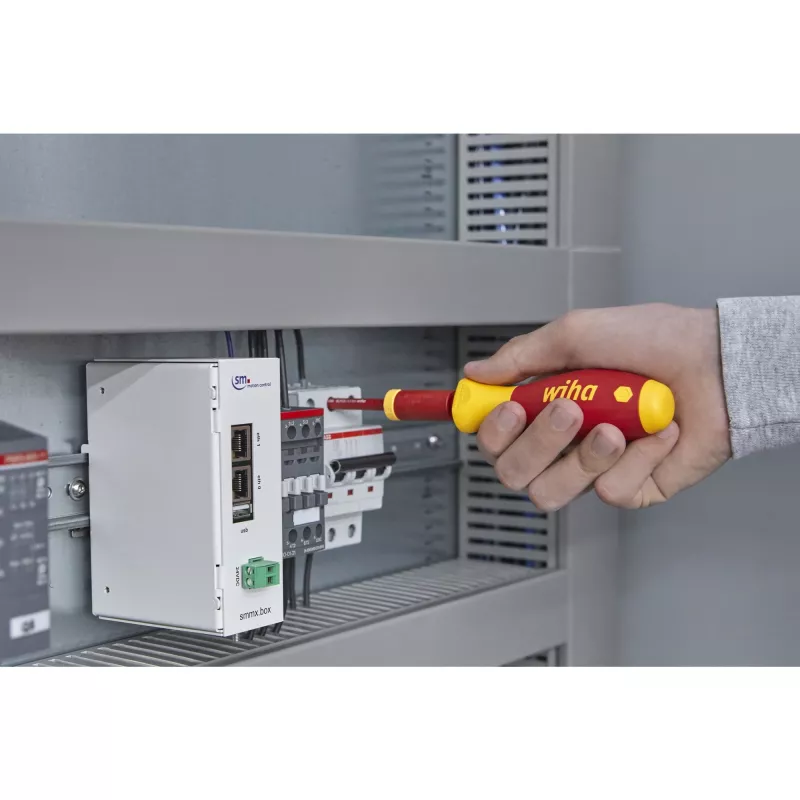 Adaptér krútiaceho momentu Wiha easyTorque 1,2 Nm červeno-žltý pre SlimBits SlimVario