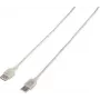 Renkforce USB 2.0 prepojovací kábel [1x USB 2.0 konektor samec A - 1x USB 2.0 konektor samica A] 3,00 m transparentný (RF-4538152)