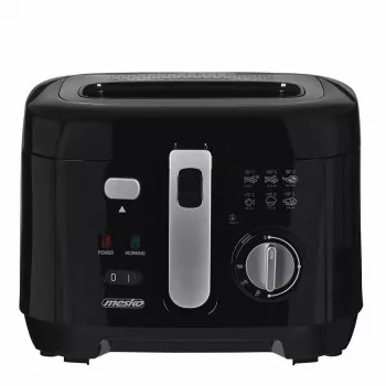 Fritéza Mesko Home MS 4908 Single 2,5 l 1800 W čierna sivá