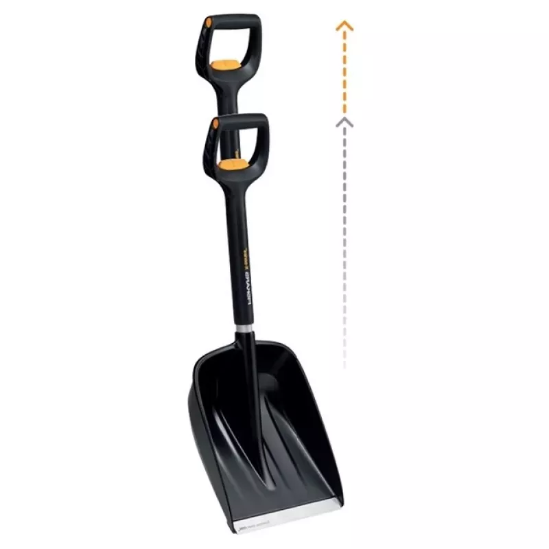 Fiskars auto snehová lopata s teleskopickou rukoväťou X-SERIES